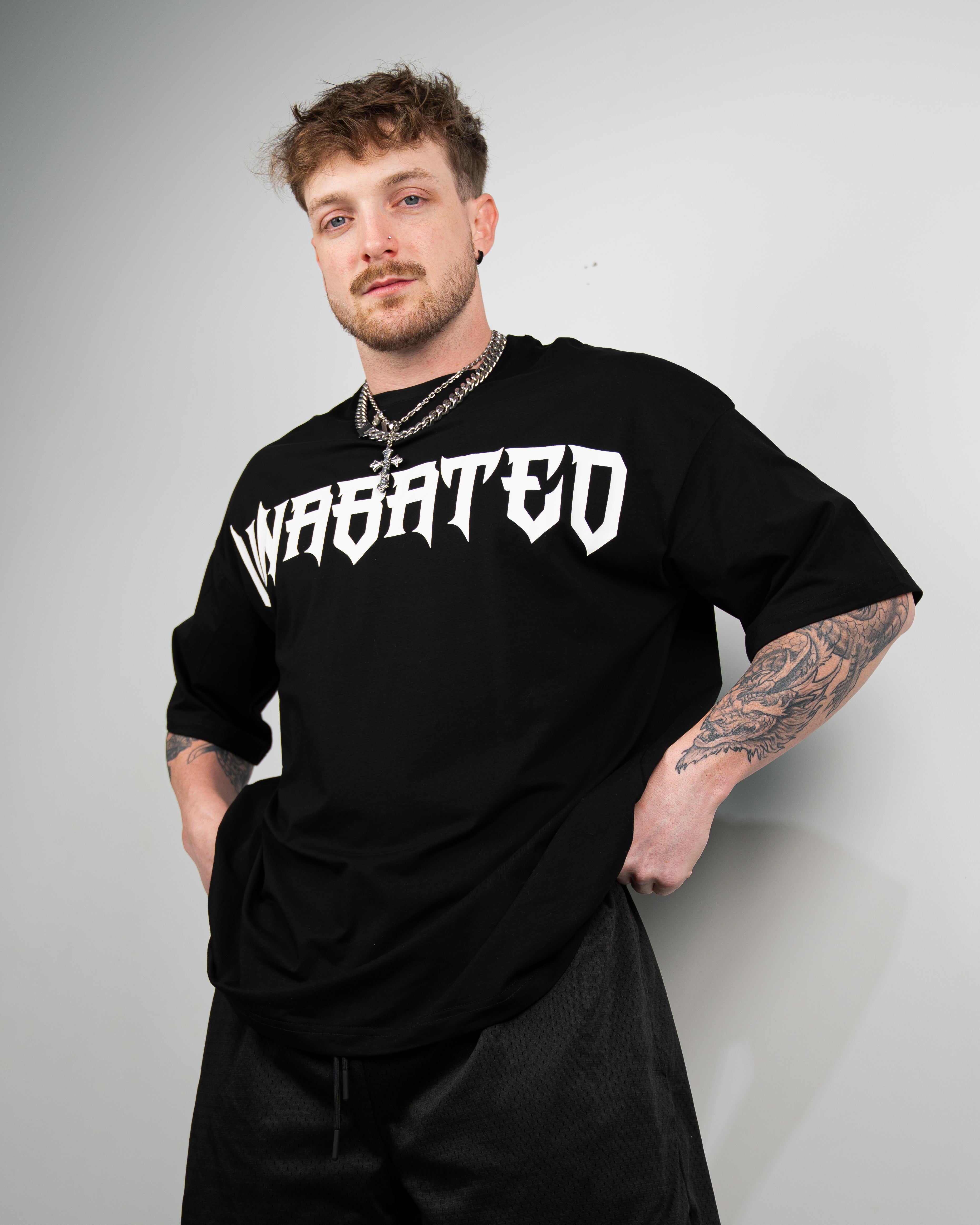RELENTLESS OVERSIZED T-SHIRT (BLACK)